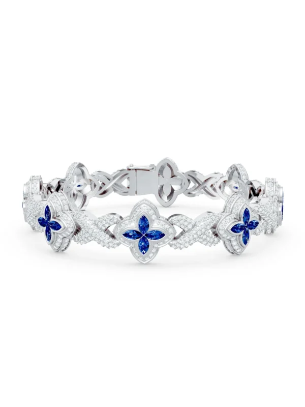 Clover Bracelet (Sapphire)